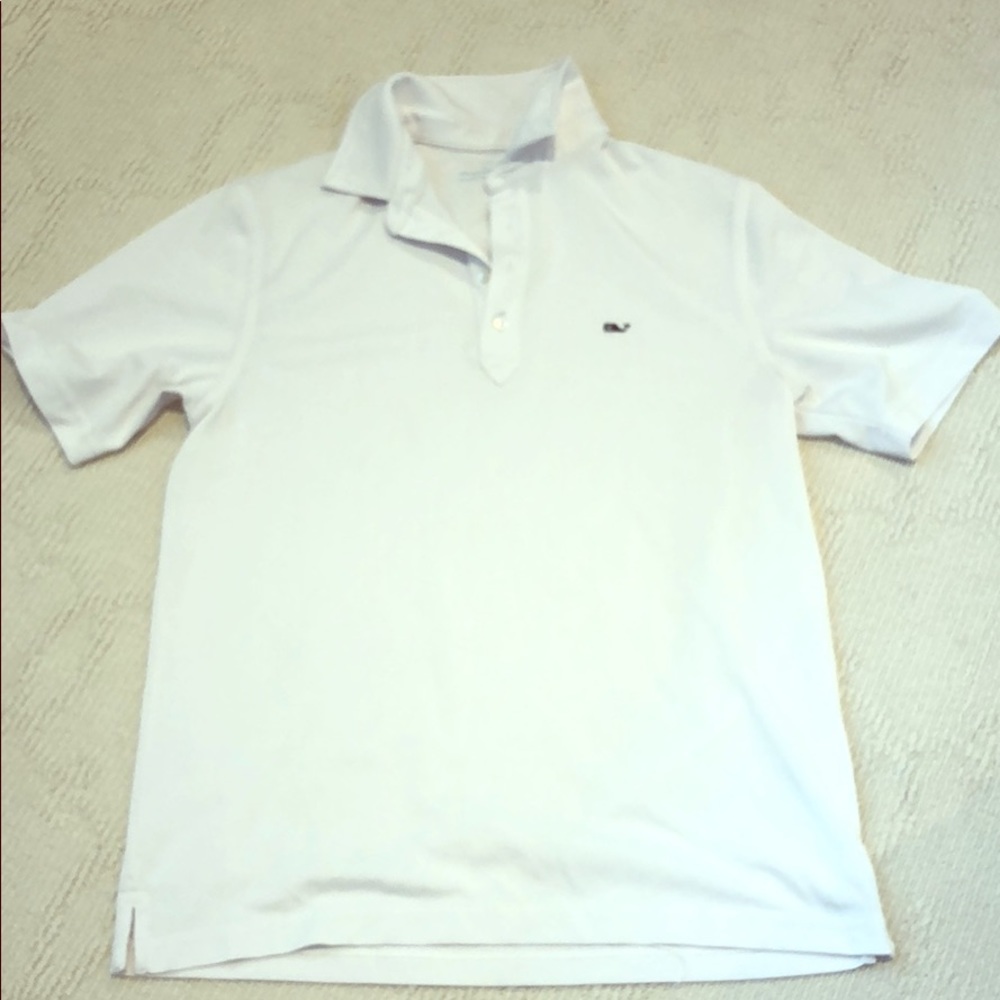 vineyard Vines polo in performance material size S